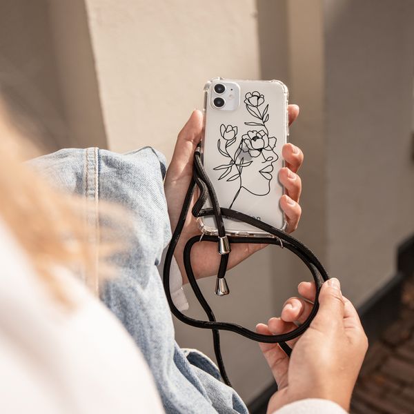 imoshion Design Hülle mit Band für Samsung Galaxy A72 - Woman Flower