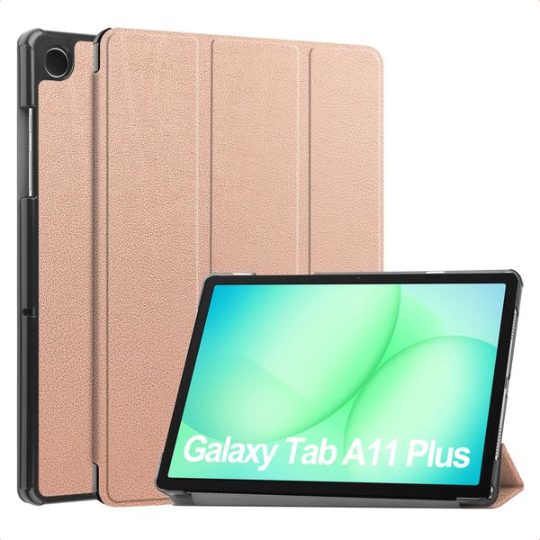 imoshion Trifold Klapphülle Samsung Galaxy Tab A11 Plus - Rose Gold