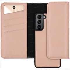 Selencia Eny Clutch Klapphülle aus veganem Leder mit herausnehmbarem Backcover Samsung Galaxy S21 Plus - Rosa