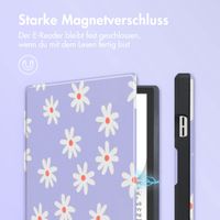 imoshion Design Slim Soft Case Sleepcover für das Pocketbook InkPad Color 3 / InkPad 4 - Flowers Distance