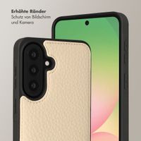 Selencia Nova HandyHülle mit Kordel und Kartenhalter Samsung Galaxy A57 (5G) - Beige