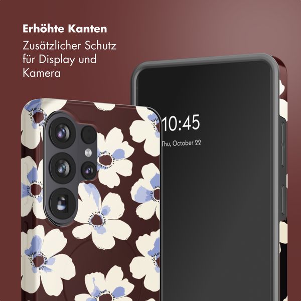 Selencia Vivid Back Cover Samsung Galaxy S26 Ultra - Choco Flower Pop