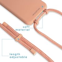 imoshion Color Backcover mit abtrennbarem Band Apple iPhone 12 (Pro) - Peach