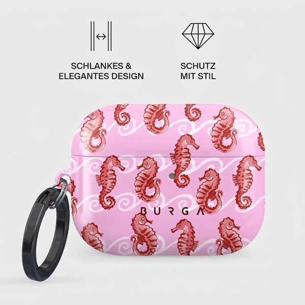 Burga Hardcase Hülle Apple AirPods Pro 3 - Coral Reef