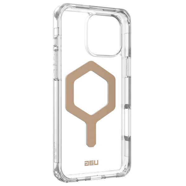 UAG Plyo Backcover MagSafe für das iPhone 16 Pro Max - Ice / Gold