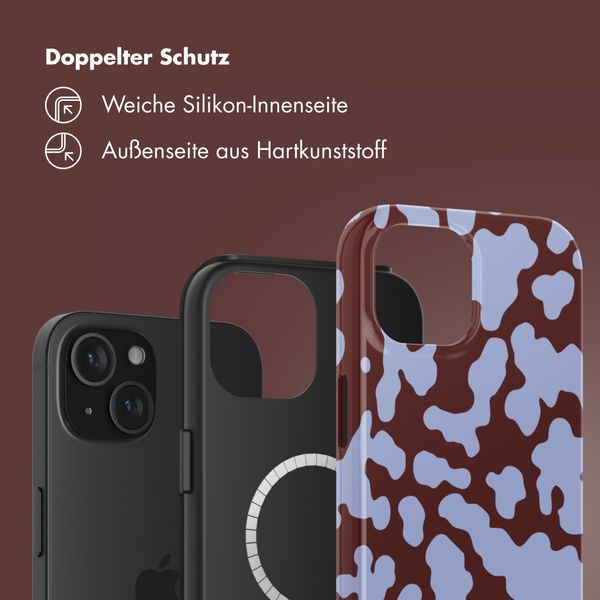 Selencia Vivid Rückabdeckung mit MagSafe Apple iPhone 15 - Moo'd Lavender Glow