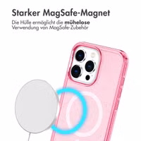 imoshion Sparkle Back Cover mit MagSafe Apple iPhone 15 Pro Max - Glitzer Rosa