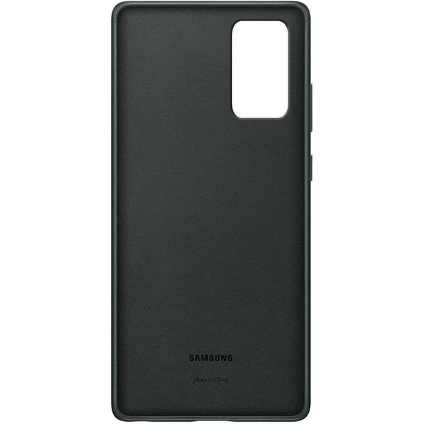 Samsung Original Leather Backcover für das Galaxy Note 20 - Dunkelgrün