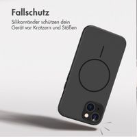 imoshion Color Backcover mit Thin MagSafe Ring Apple iPhone 14 / 13 - Schwarz