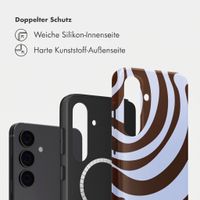 Selencia Vivid Rückabdeckung mit MagSafe Samsung Galaxy S24 - Dream Swirl Chocolate