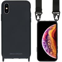 imoshion Farbhülle mit Band - Nylonband iPhone Xs / X - Schwarz