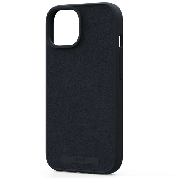 Njorð Collections Wildleder Comfort+ Case MagSafe für das iPhone 15 - Black