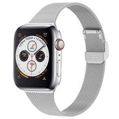 imoshion Mailändische Faltarmband für das Apple Watch Series 1 bis 9 / SE (38/40/41 mm) | Series 10 (42 mm) - Silber