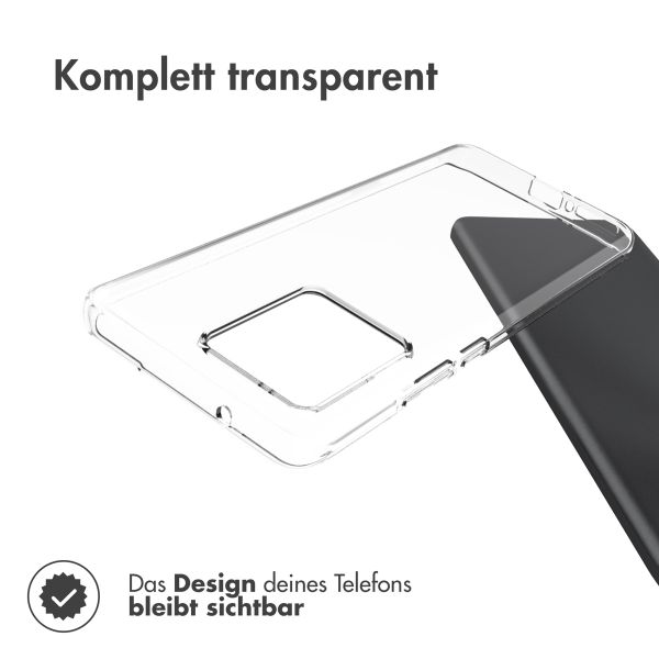 Accezz TPU Clear Cover für das Motorola Moto Edge 40 Neo - Transparent 