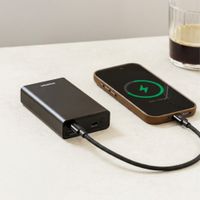 imoshion Braided USB-C-zu-USB-C-Kabel 100 W - 0,25 Meter - Schwarz
