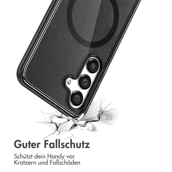 imoshion Sparkle Back Cover mit MagSafe für das Samsung Galaxy S24 - Schwarz