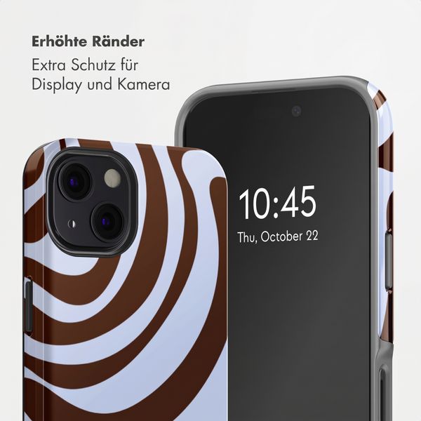 Selencia Vivid Rückabdeckung mit MagSafe Apple iPhone 13 - Dream Swirl Chocolate