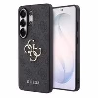 Guess 4G Metal Logo Back Cover Samsung Galaxy S26 Ultra - Schwarz