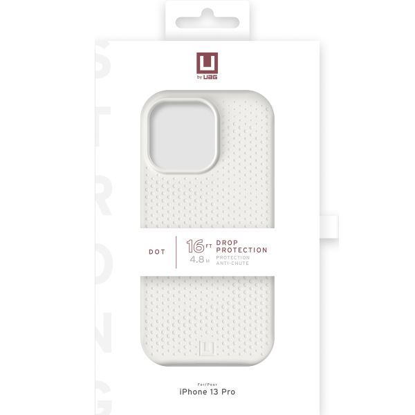 UAG Back Cover Dot U für das iPhone 13 Pro - Marshmallow