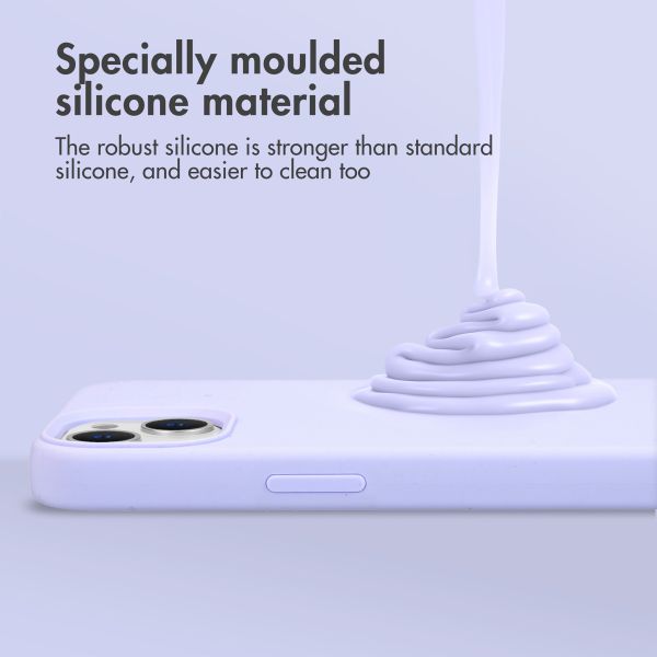 Accezz Liquid Silikoncase Apple iPhone SE (2022 / 2020) / 8 / 7 - Violett