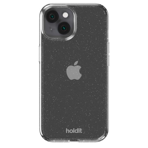 Holdit Glitzer Case für das iPhone 13 / 14 / 15 - White