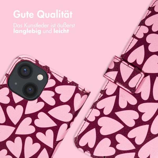 imoshion Design Klapphülle Apple iPhone 15 - Hearty Blush