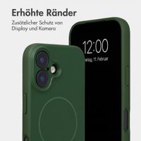 Accezz Grip Backcover mit MagSafe Apple iPhone 16 - Dunkelgrün