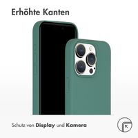 Accezz Liquid Silikoncase mit MagSafe Apple iPhone 15 Pro - Dunkelgrün