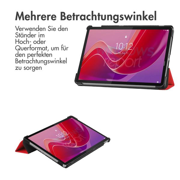 imoshion Trifold Klapphülle Lenovo Tab M11 - Rot