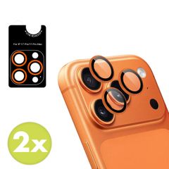 imoshion 2er Pack Kameraobjektivschutz für das Apple iPhone 17 Pro / 17 Pro Max - Orange