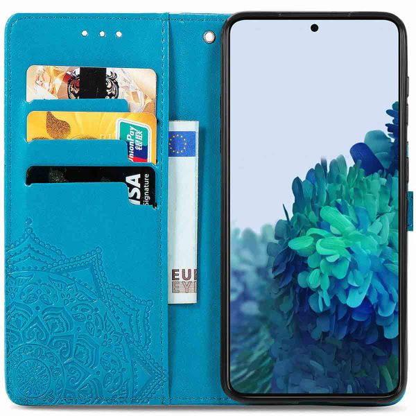 imoshion Mandala Klapphülle Samsung Galaxy S22 - Türkis