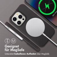 imoshion Color Backcover mit abnehmbarem Handykette und MagSafe Apple iPhone 14 Pro - Black Coffee