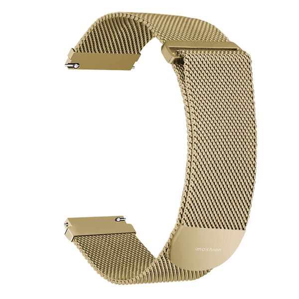 imoshion Magnetisches Milanaise Armband -   Universelle 20 mm Anschluss - Größe S - Champagne Gold