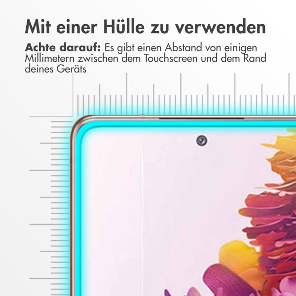 Accezz Screen Protector aus gehärtetem Glas Samsung Galaxy S20 FE