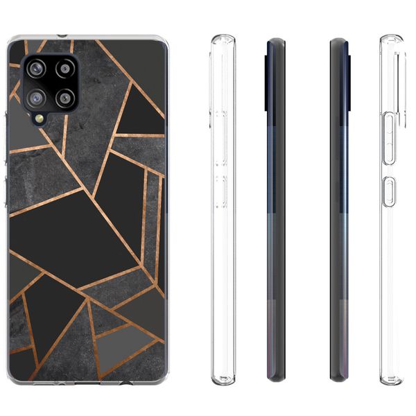 imoshion Design Hülle Samsung Galaxy A42 - Black Graphic
