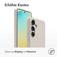 Accezz Liquid Silikoncase mit MagSafe Samsung Galaxy S25 FE - Stone