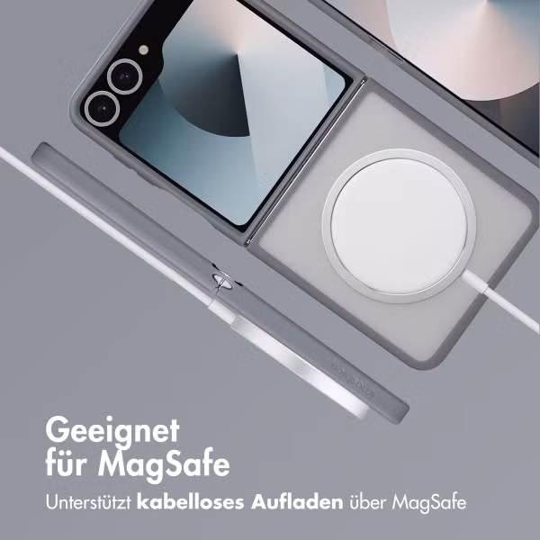 imoshion Color Guard Back Cover mit MagSafe Samsung Galaxy Z Flip 7 - Grau