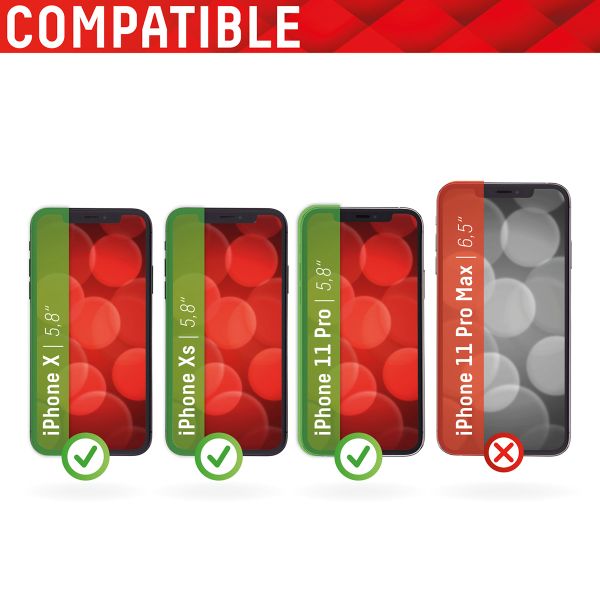 Displex Bildschirmschutzfolie Real Glass für das Apple iPhone 11 Pro / Xs / X