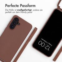 imoshion SilikonHülle mit Band Samsung Galaxy A57 (5G) - Braun