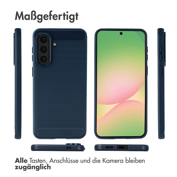 imoshion Brushed Back Cover Samsung Galaxy A57 (5G) - Blau