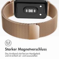 imoshion Magnetisches Milanaise Armband für das  Samsung Galaxy Fit 3 - Rosé gold