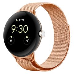 imoshion Magnetisches Milanaise Armband für Google Pixel Watch / Watch 2 / Watch 3 / Watch 4 (41 mm) - Rosé gold