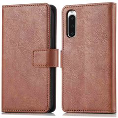 imoshion Luxuriöse Klapphülle Sony Xperia 10 V - Braun