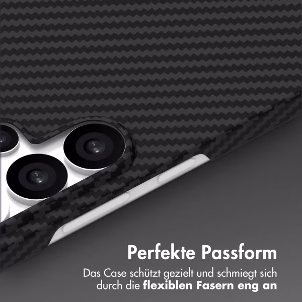 Accezz MagSafe Kevlar Hülle Samsung Galaxy S25 Ultra - Schwarz