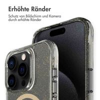 imoshion Glitzer Back Cover mit MagSafe für das iPhone 15 Pro Max - Gold