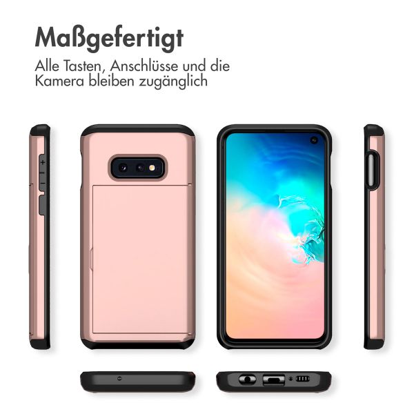 imoshion Backcover mit Kartenfach für das Samsung Galaxy S10e - Rose Gold