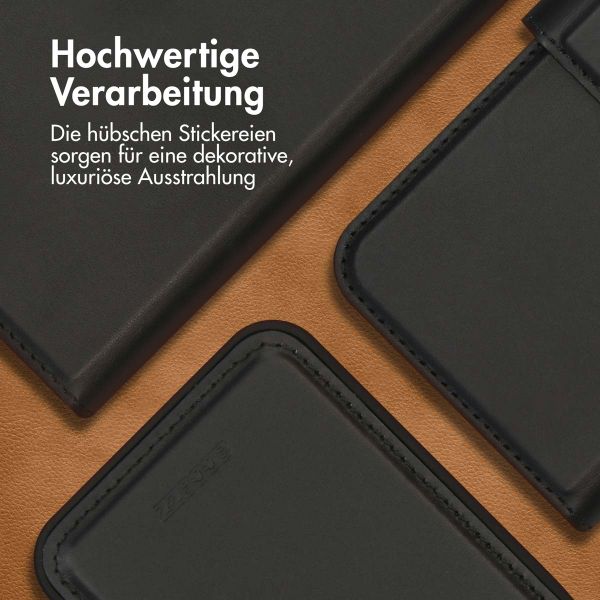 Accezz Premium Leather 2 in 1 Wallet Bookcase Samsung Galaxy A54 (5G) - Schwarz