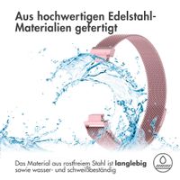 imoshion Mailändische Magnetarmband für das Fitbit Inspire - Größe S - Rosa