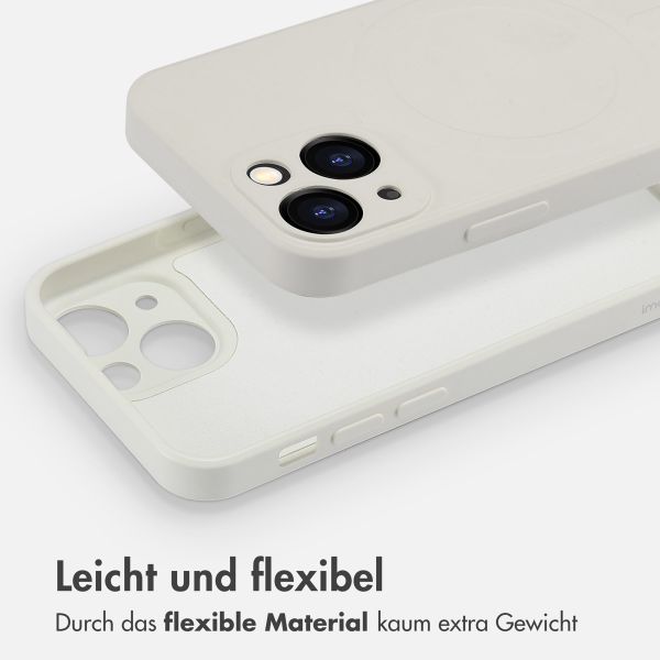 imoshion Color Back Cover mit MagSafe Apple iPhone 13 Mini - Beige