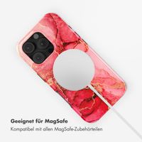 Selencia Vivid Tough Back Cover mit MagSafe für das iPhone 16 Pro - Rosy Marble